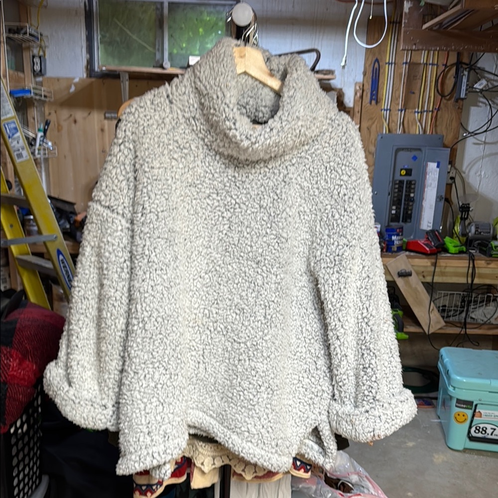 Free people Cozy Cream Turtleneck Sweater